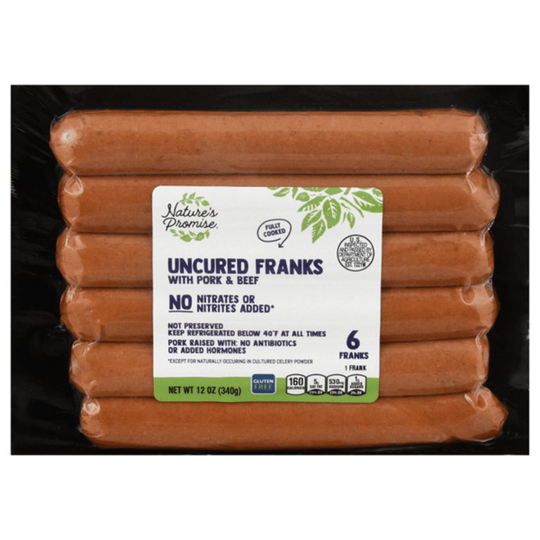 Nature's Promise Hot Dogs | Uncured Beef & Pork Franks