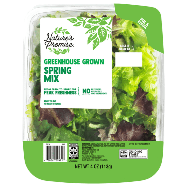 Nature's Promise Spring Mix – Fresh, Organic Salad Greens